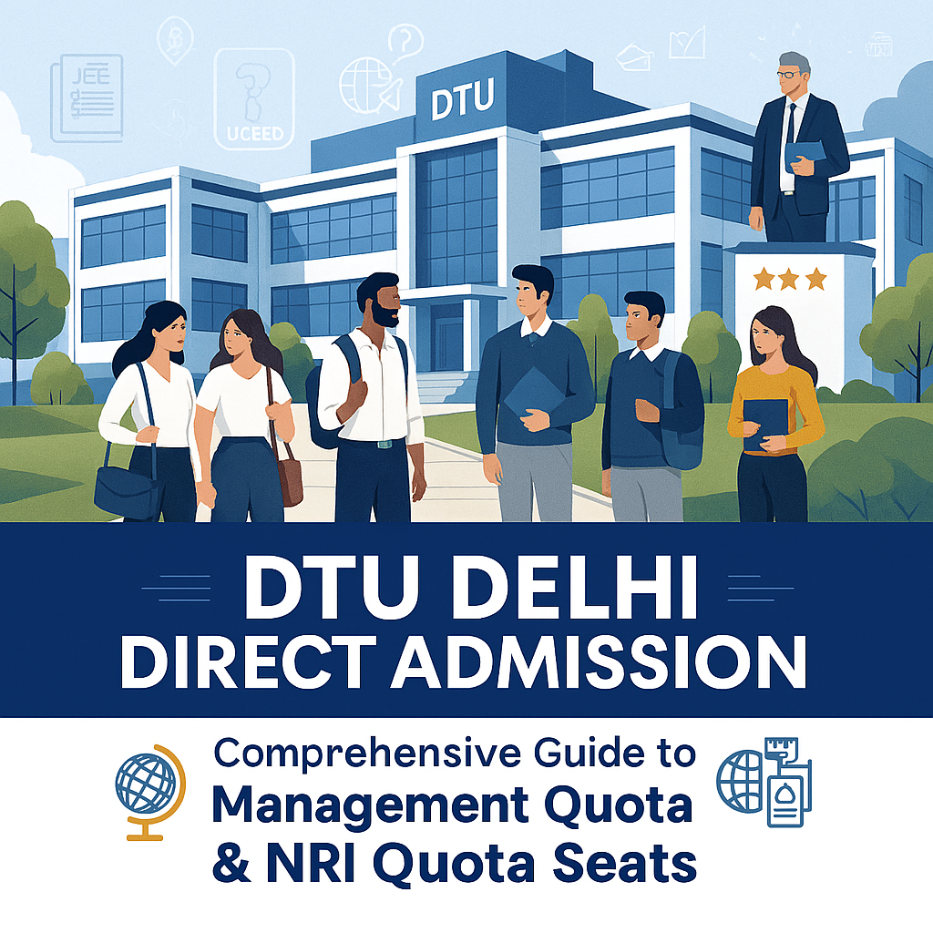 DTU Delhi Direct Admission: Comprehensive Guide to Management Quota & NRI Quota Seats