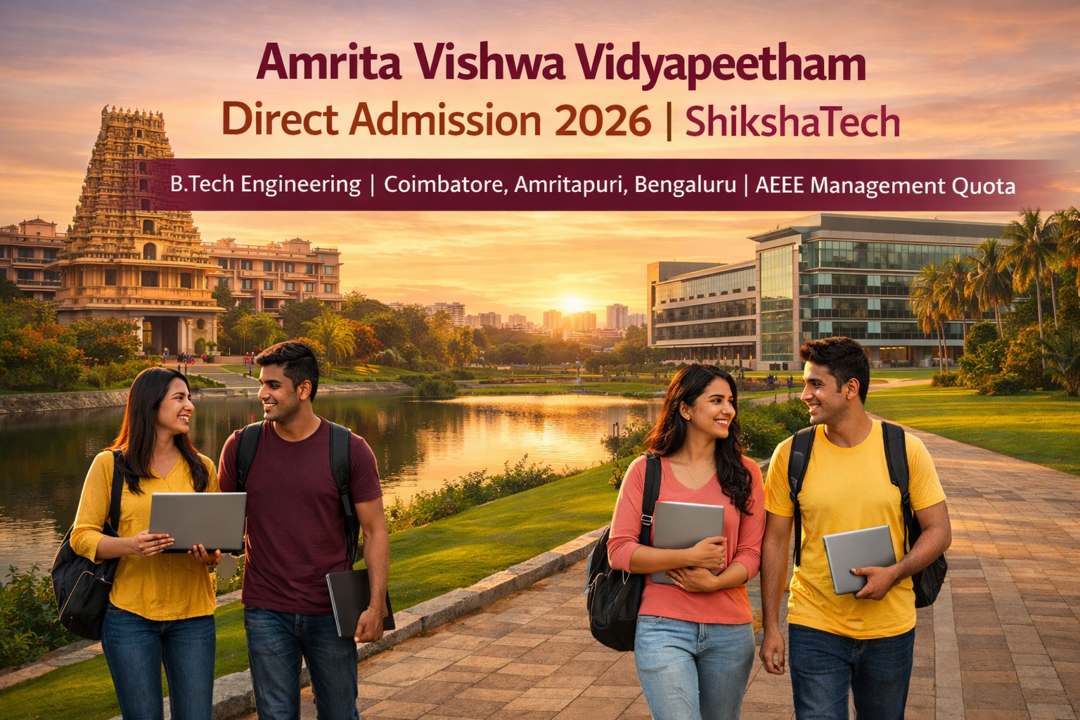 Amrita Vishwa Vidyapeetham Direct Admission 2026 | ShikshaTech