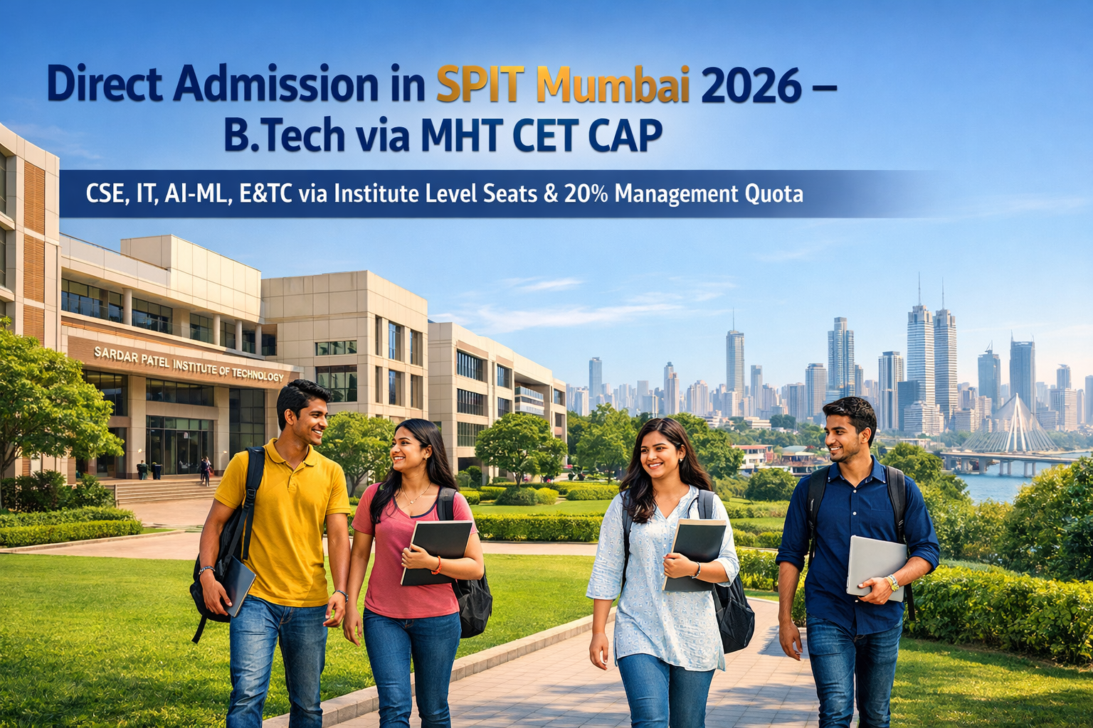Direct Admission in SPIT Mumbai 2026 – B.Tech via MHT CET CAP