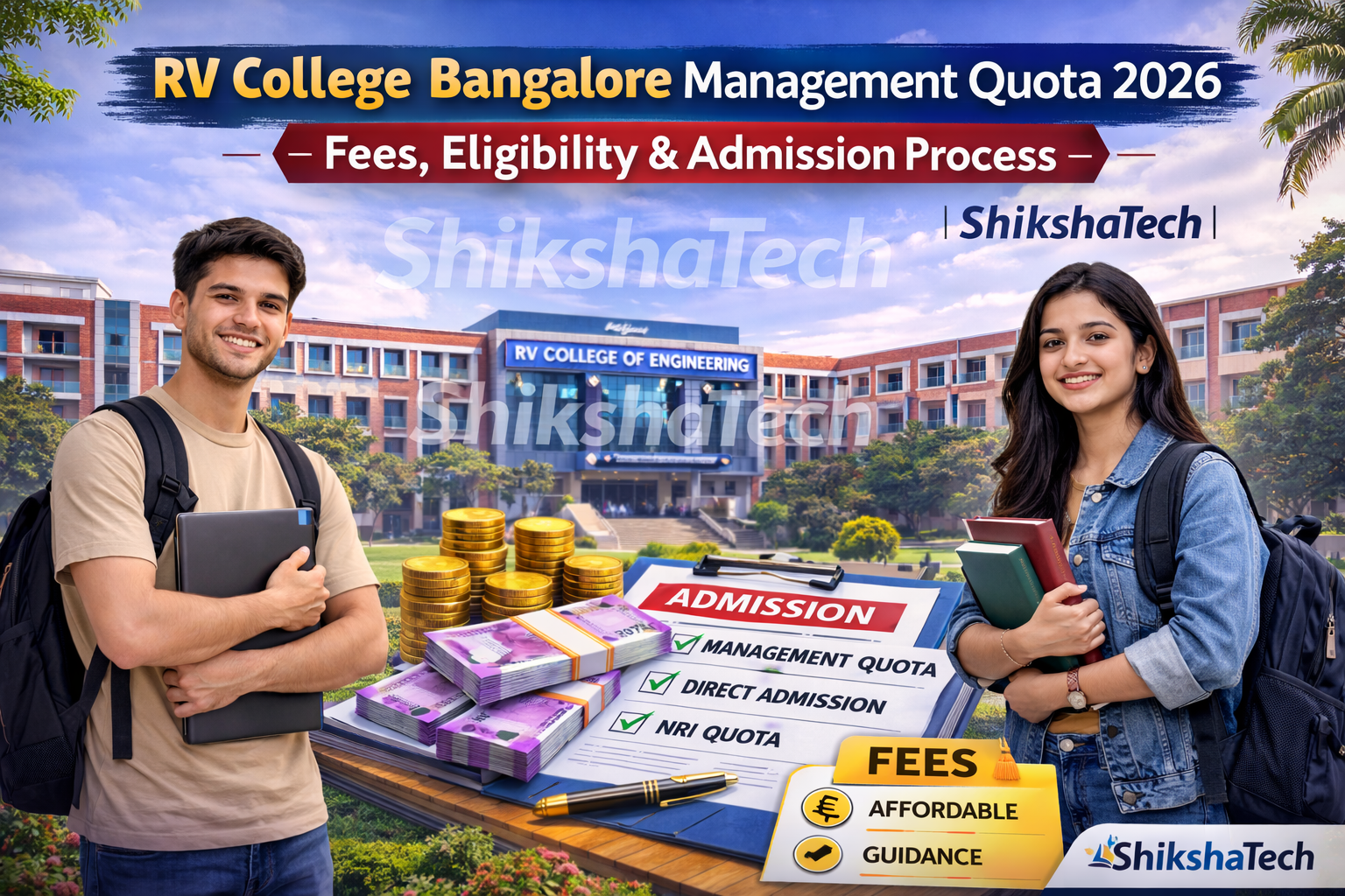 RV College Bangalore Management Quota 2026 – Fees, Eligibility & Admission Process