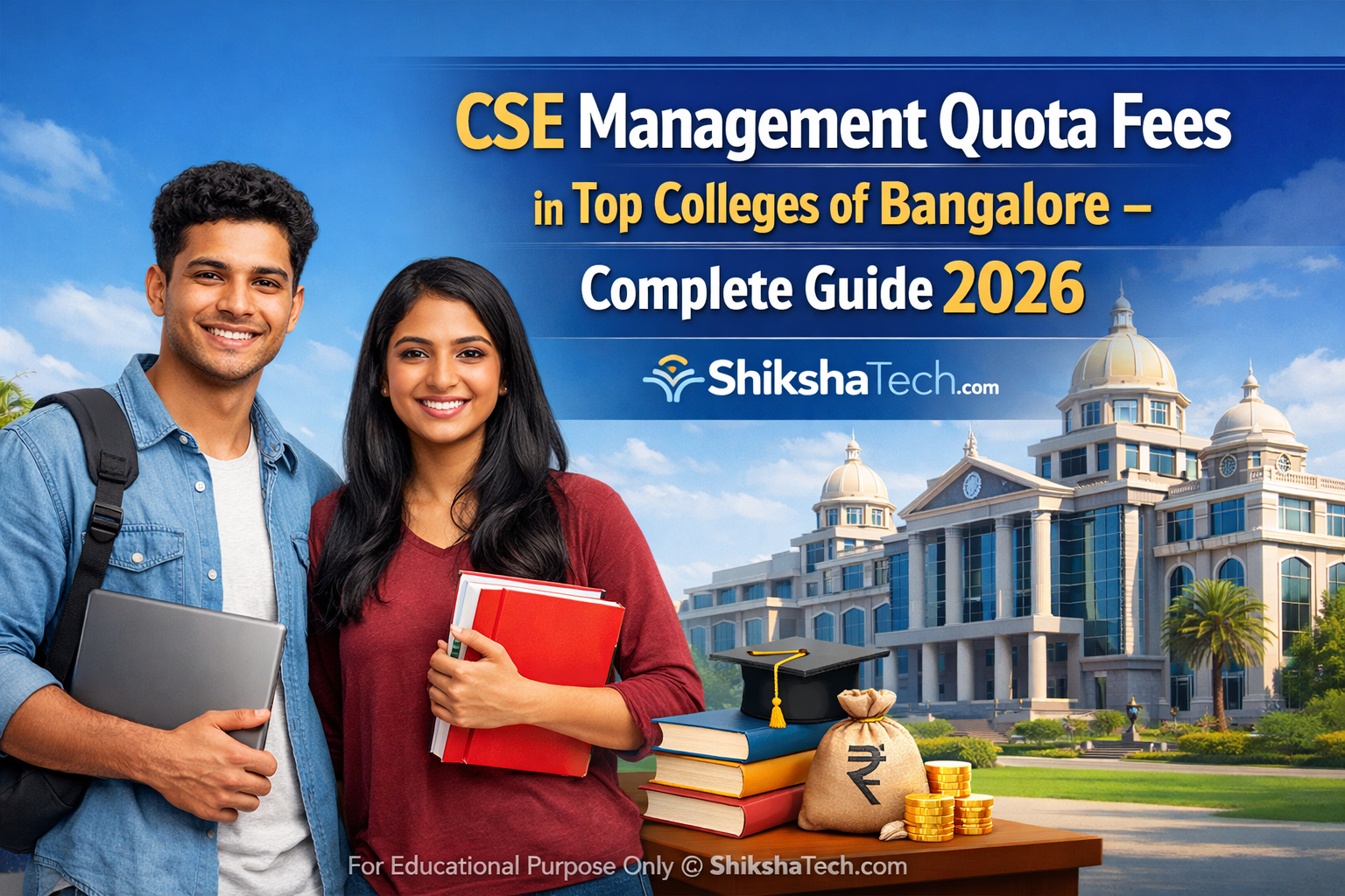 CSE Management Quota Fees in Top Colleges of Bangalore – Complete Guide 2026