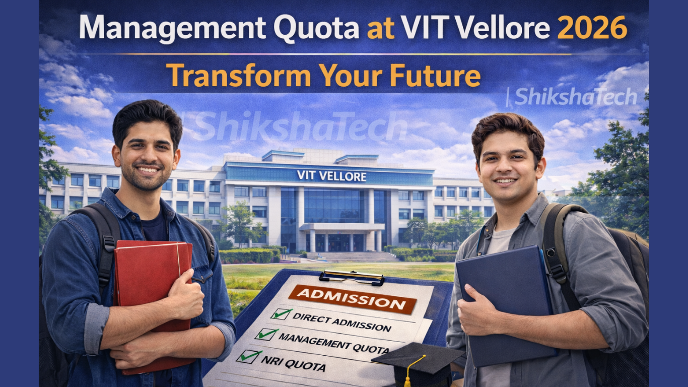 Management Quota at VIT Vellore 2026 – Transform Your Future