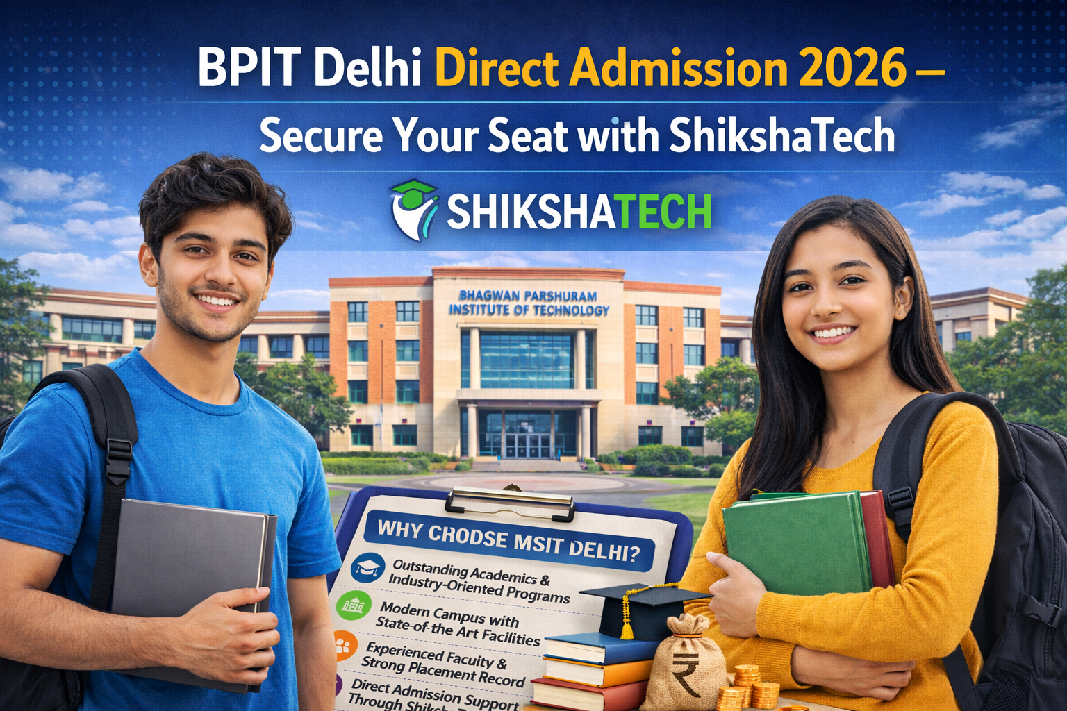 BPIT Delhi Direct Admission 2026 – Secure Your Seat with ShikshaTech ...