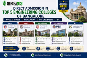Direct Admission in Top 5 Engineering Colleges of Bangalore